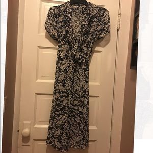 Wrap around Floral print dress